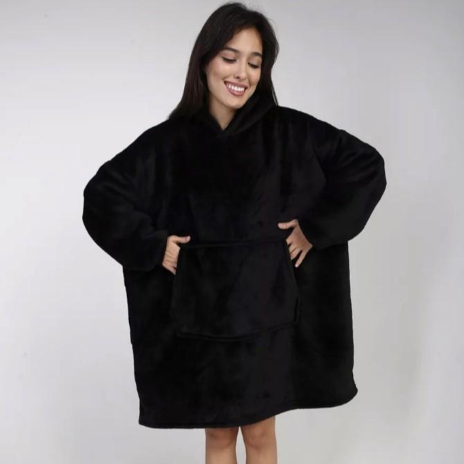 着る毛布 男女兼用 秋冬 超厚手 保温 フランネル シープボア フード付き 長袖 ゆったり シンプル カジ..