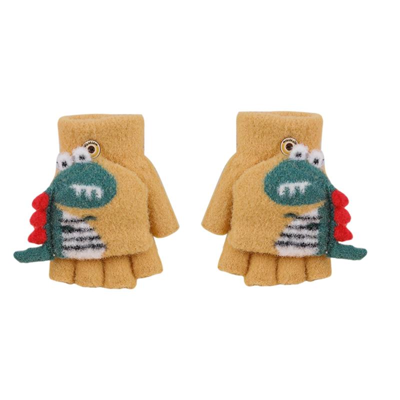 [Kingsiely] ベビー手袋 キッズ グローブ 可愛い 恐竜 5本指 指切り ミトン手袋 半指 手袋 ミトンフード付き スマホ対応 赤ちゃん 男の子 女の子 防寒 暖かい 柔らかい 通園 通学 旅行 自転車 お【快適】手袋は高品質の生地で作られており、柔らかく肌に優しく、マイルドで刺激がなく、暖かく快適な着用感です。【可愛くておしゃれ】手袋にはかわいい恐竜の模様があり、絶妙で美しいです。見た目がスタイリッシュなだけでなく、暖かさも兼ね備えています。 秋冬のファッションに欠かせないアイテムです。【フリップデザイン】この手袋は指キャップ付きのフリップデザインが特徴です。 2つの装着方法があり、フィンガーキャップを開けると5本の指が現れ、5本の指が柔軟に動くので、宿題や自転車に乗るとき、携帯電話の操作などに便利です。手が冷たいと感じた場合は、指キャップを着用して暖かく保ちます。二重目的のデザイン、非常に便利です。【暖かさ】この手袋はファッションだけでなく、非常に暖かく、寒い季節に最適です。 手袋は厚手で手にフィットし、全方位的に暖かさを保ちます。 寒い季節に手で何かをするときも冷たくありませんので、手を保護してください。【適用場所】外出、ウォーキング、ランニング、通学、自転車、アウトドア、キャンプ、登山、遊びなどに使えます。 ウィンタースポーツや日常​​生活の必需品です。 クマス、新年、誕生日、記念日などのお子様へのプレゼントにも最適です。