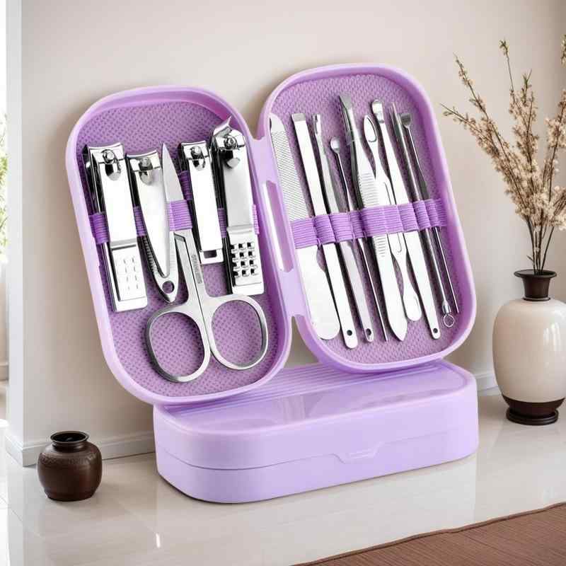 ネイルケアセット レディース メンズ 兼用 携帯用 持ち運び 爪切り 巻き爪 ニッパー 足用爪切り 甘皮切り ステンレス製 チタン合金 炭素鋼 多機能 手足ケア...