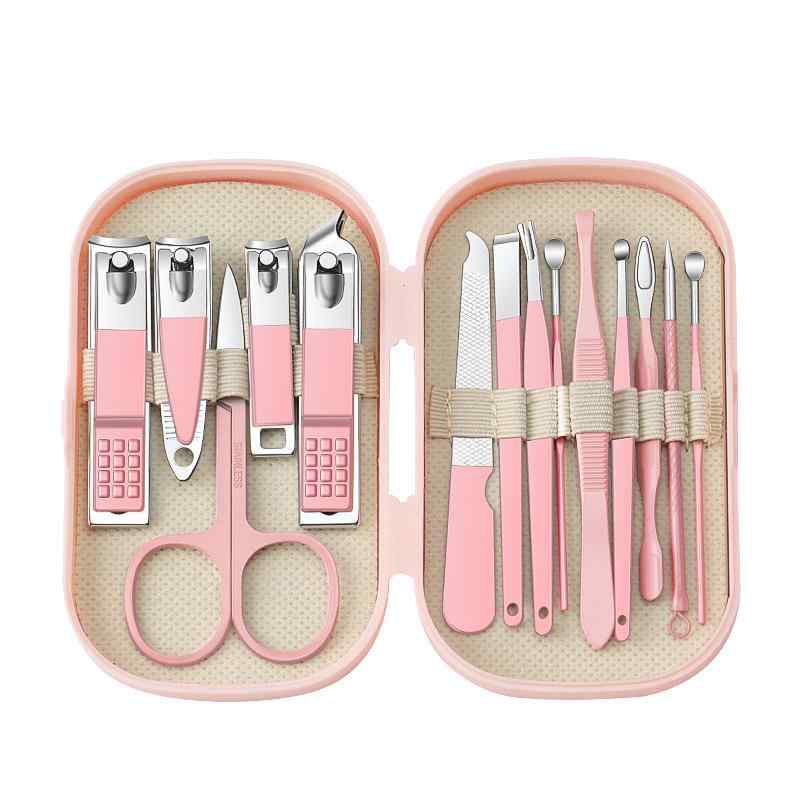 ネイルケアセット ステンレス製 切れ味抜群 携帯用 8点セット 爪切り 甘皮処理 ヤスリ マニキュア ペディキュア ネイルツール 男女兼用 旅行 出張 自宅用 ...