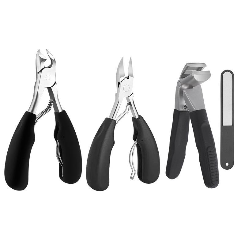 爪切り 巻き爪用 厚い爪用 硬い爪用 ステンレス製 高品質 湾曲刃 大口径 ニッパー 飛び散り防止 爪屑キャッチャー付き 甘皮ケア キューティクルニッパー 男女...