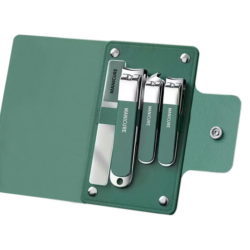 ネイルケアセット ステンレス製 家庭用 携帯用 高品質 多機能 爪切り ストレート刃 斜め刃 切れ味抜群 電気メッキ加工