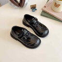 革靴 女の子 子供 キッズ ソフトソール 軟底 ストラップ マジックテープ 黒 ブラック 発表会 演奏会 結婚式 入学式 卒業式 七五三 学生 スクール フォー...