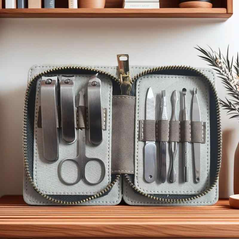 ネイルケアセット 男女兼用 多機能 携帯用 ステンレス製 精密 二度研磨 高耐久 プロ仕様 高品質 爪切り 甘皮ニッパー 爪やすり 爪磨き 多点セット 家庭用 ...