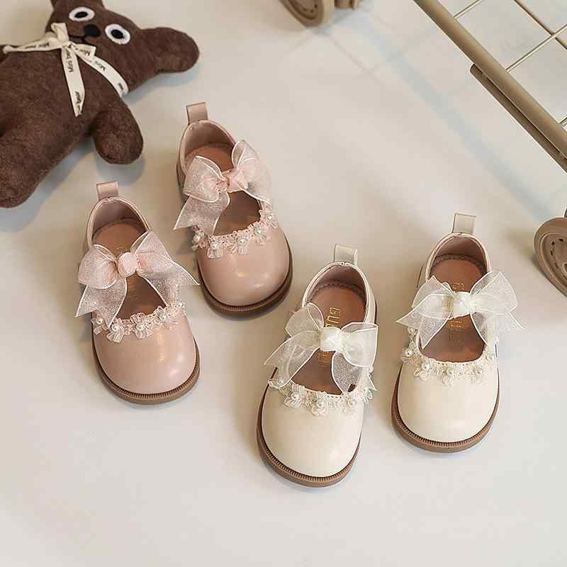 シューズ 女の子 ガールズ ソフトソール 防水 耐摩耗 マジックテープ プリンセスシューズ お姫様靴 フォーマル レザーシューズ 革靴 パンプス フラットシューズ 発表会 結婚式 セレモニー ホワイト 白 無地