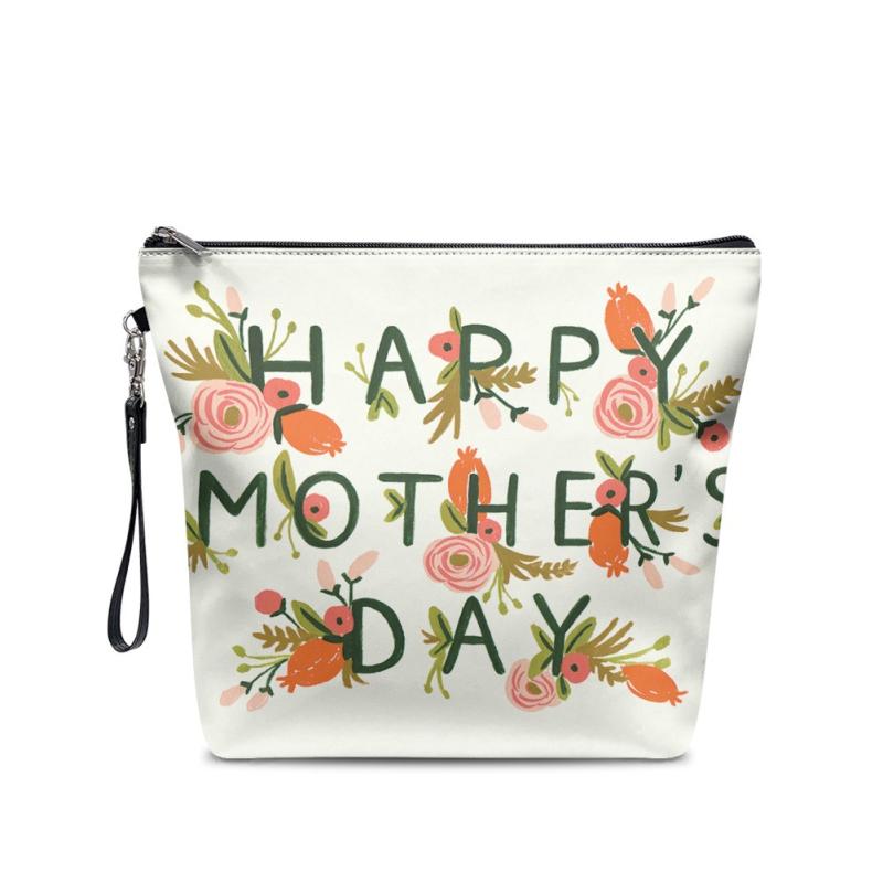 コスメポーチ 男女兼用 母の日 PUレザー 収納 オリジナルデザイン対応 ポリエステル裏地 大容量 メイク..
