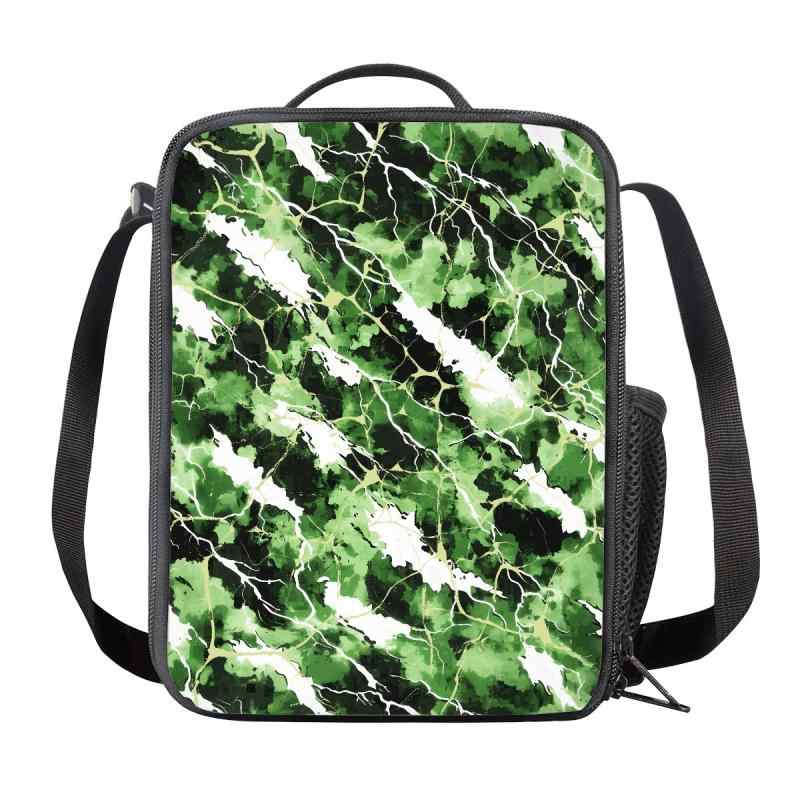 ランチバッグ キッズ 小学生 男女兼用 保冷 保温 断熱 墨絵風 スプラッシュインク キャラクター プリント かわいい お弁当 ピクニック 通学 遠足 運動会(x2)