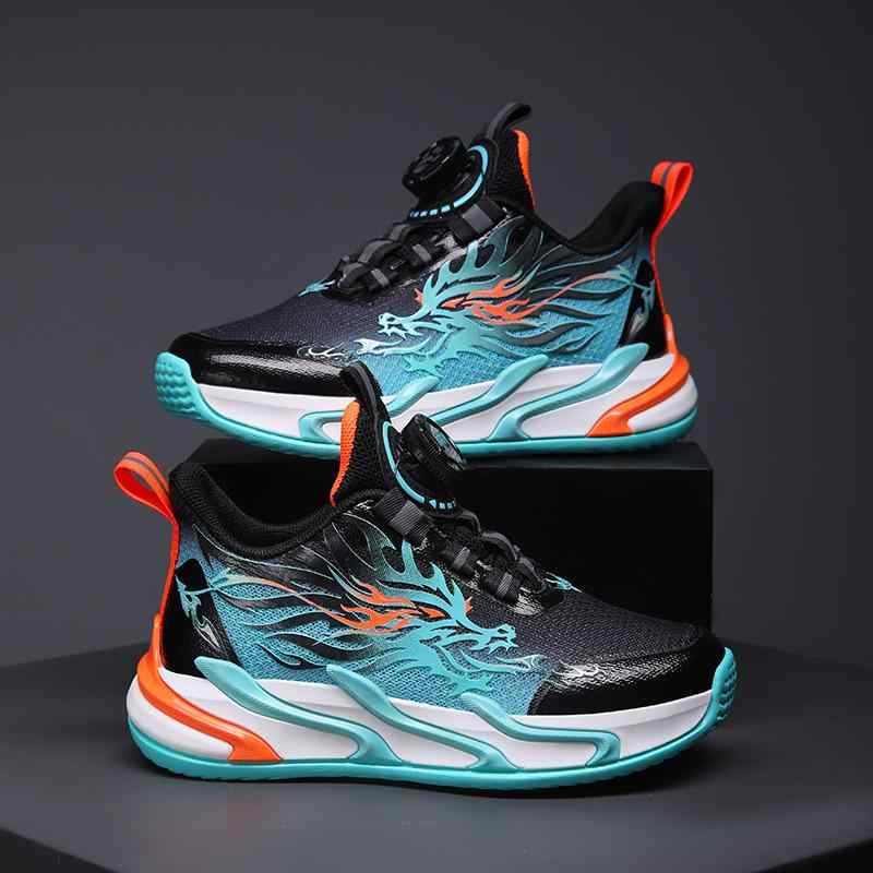 スニーカー 男の子 キッズ ダッドスニーカー ジルコニアル式 ランニング 通気性 軽量 滑り止め 衝撃吸収 耐摩耗性 防水 メッシュ EVAソール 春夏秋 小中学生 カジュアル