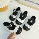 パンプス キッズ 女の子 プリンセス メリージェーン バレエシューズ PUレザー ソフトフィット ラウンドトゥ 滑り止め 通気性 マジックテープ リボン 春 発...