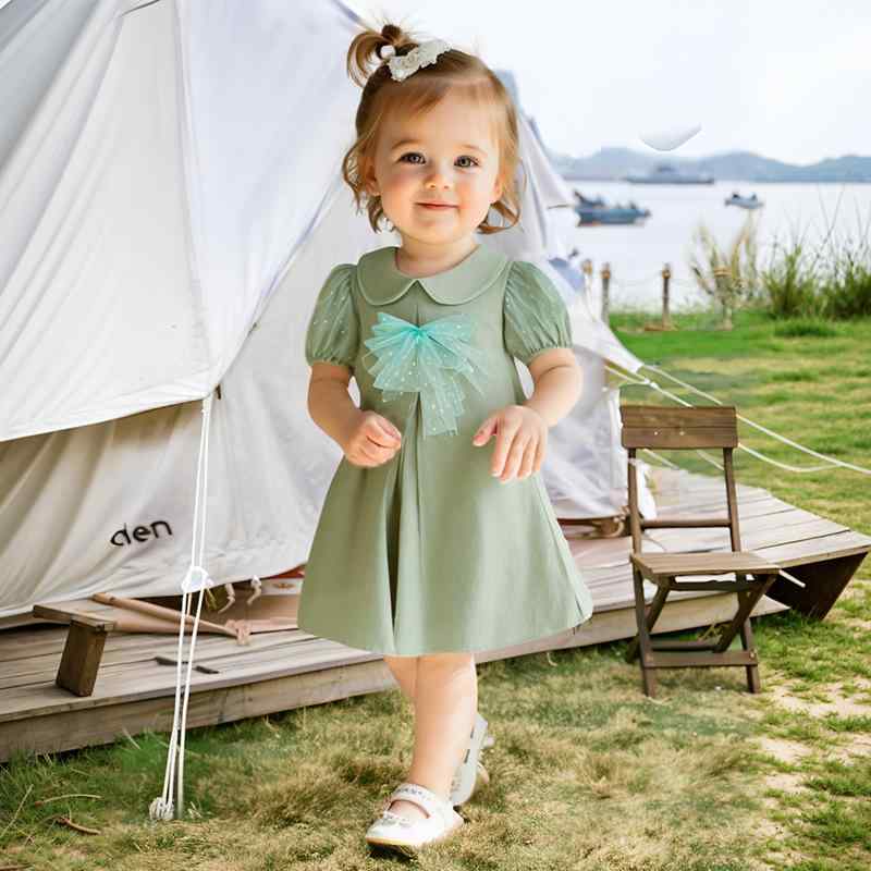 ワンピース 女の子 ベビー キッズ ガールズ 春夏 プリンセスドレス フォーマル チュール バタフライ 無..