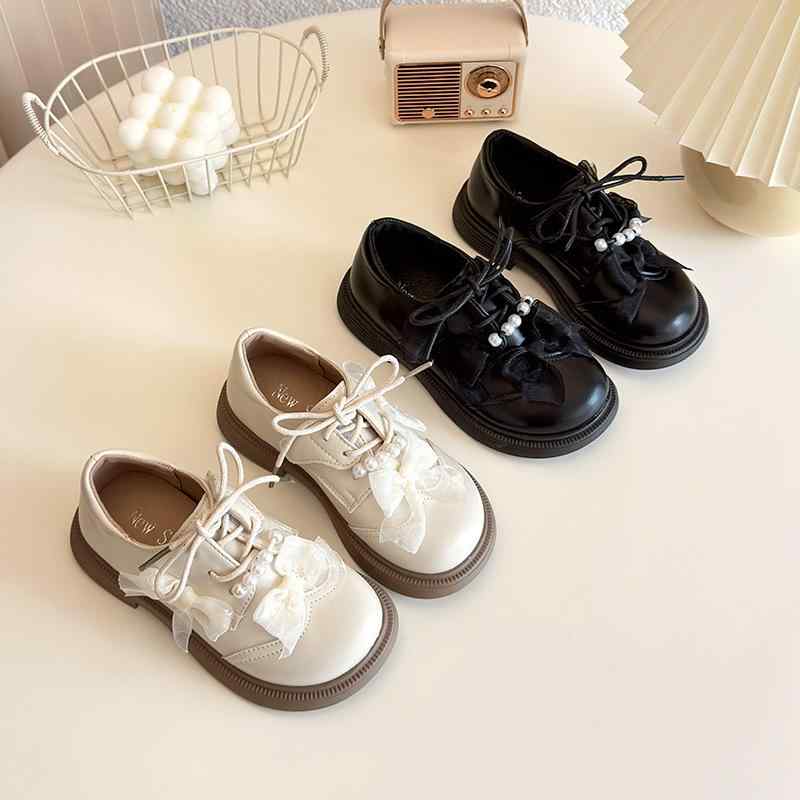 キッズシューズ 女の子 ガールズ 発表会 入学式 卒園式 フォーマル リボン プリンセス 滑り止め ソフト..