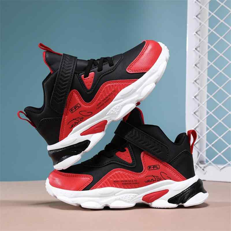 バスケットボールシューズ キッズ 男の子 男児 ジュニア 耐摩耗 滑り止め 軽量 衝撃吸収 クッション性 マジックテープ 通気性 快適アッパー スポーツシューズ 運動靴 小学校 中学校 低学年 高学年向け 通学 普段使い 秋冬