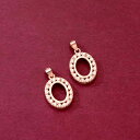 ペンダント S925 シルバー ローズゴールドメッキ 卵型 空枠 石なし ルース対応 8×10mm対応 繊細 上品 高級感 おしゃれ カジュアル ネックレスチャーム