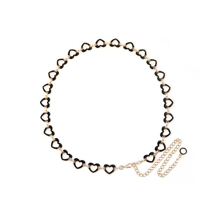 ウエストチェーン レディース 細身 ウエストマーク 金属製 細ベルト インスタ風 おしゃれ シンプル 万能 エレガント ワンピース ドレス スカート用