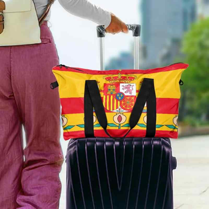 ボストンバッグ トラベルバッグ ユニセックス 男女兼用 大容量 軽量 オックスフォード生地 国旗柄 旅行..