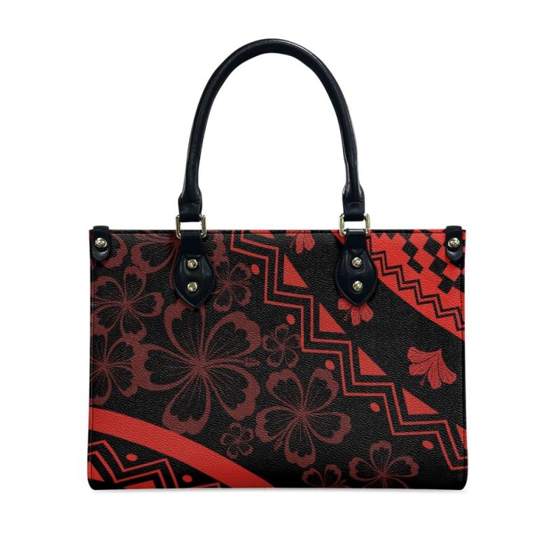 ハンドバッグ レディース 女性用 ショルダーバッグ PU 模造革 フェイクレザー ポリネシア柄 印花 秋冬 欧米風 レトロ 個性的 おしゃれ ミディアムサイズ ...