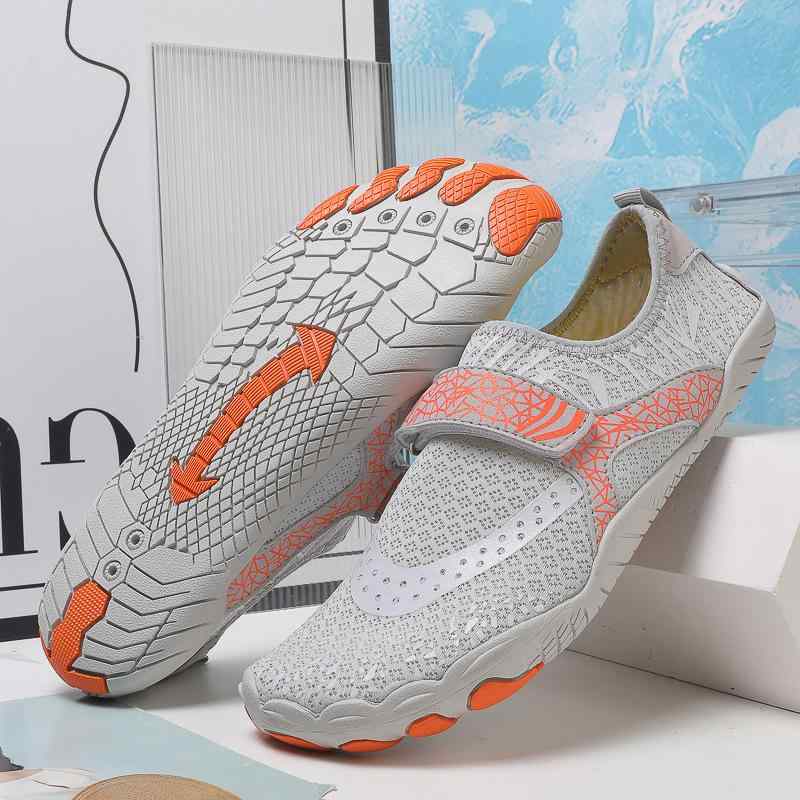 マリンシューズ ユニセックス 男女兼用 ペア 5本指 ベアフットシューズ 裸足感 水陸両用 速乾 軽量 滑..