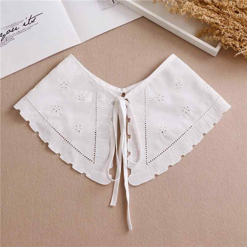 ショール レディース レース フリル 付け襟 高級感 シフォン ケープ風 春夏 万能 デコルテカバー 首元カバー ハイネック風 透け感 華やか 重ね着