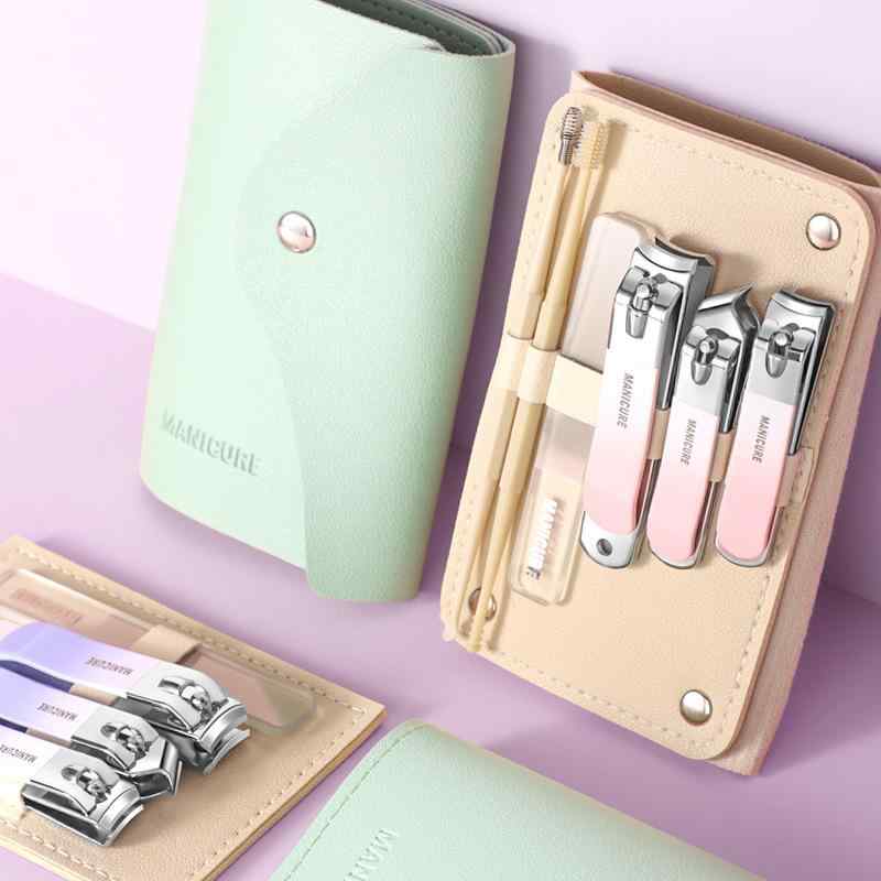 ネイルケア ステンレス製 切れ味抜群 爪切り 多機能 高精度 斜め刃 平刃 爪やすり 家庭用 携帯用 美容 厳選ツールセット 男女兼用 おしゃれ グラデーション...