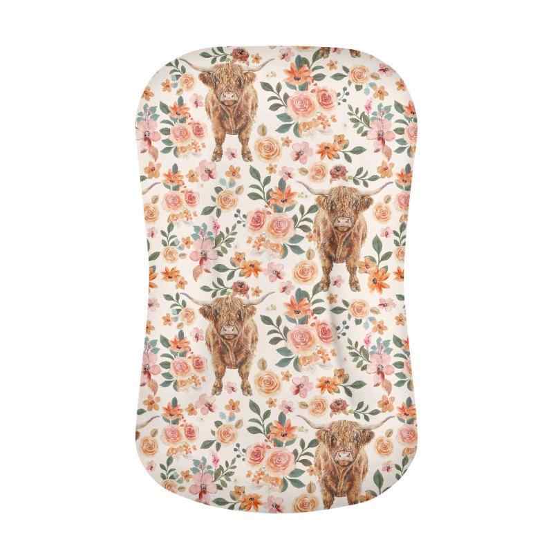 ベビーベッドカバー ベビー 赤ちゃん用 花柄 蝶々柄 四季兼用 ポリエステル おむつ交換パッドカバー 洗..