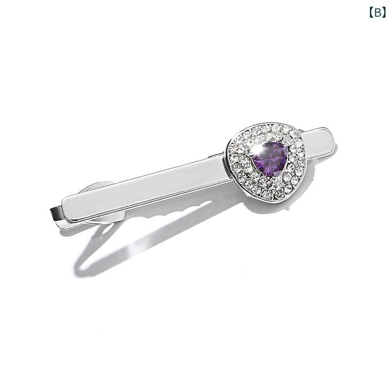 タイピン カフス セット メンズ レディース 欧米風 軽量 高級感 クリスタル ジルコニア ラインストーン ビジネス フォーマル 無地 合金製 電気メッキ加工