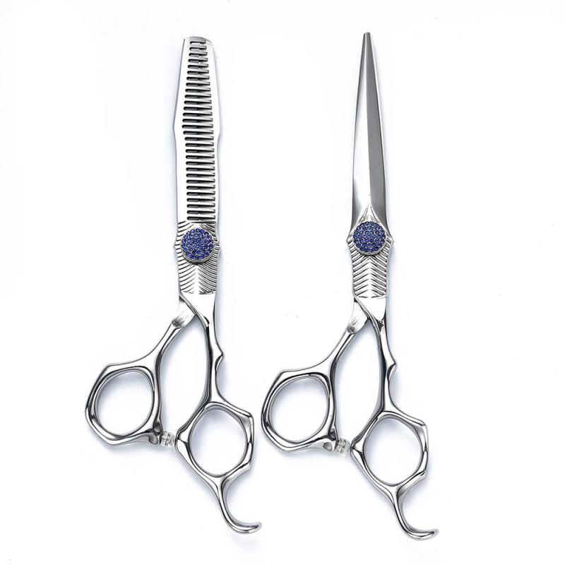 ヘアカットシザー プロ仕様 家庭用 カット用 スキバサミ 無痕 髪量調整 スキ率25-30% 切れ味抜群 自宅カット 前髪 美容師 理容師 プロ向け メンズ レディース 散髪道具