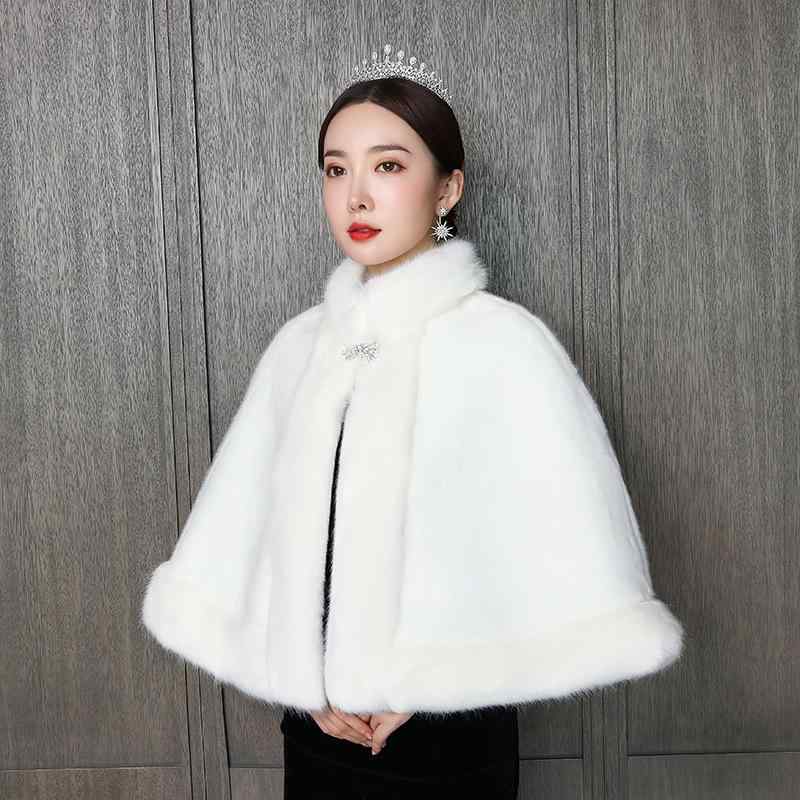 防寒 暖かい ケープ ショール レディース 女性用 秋冬 ブライダル フォーマルドレス ウェディング チャ..