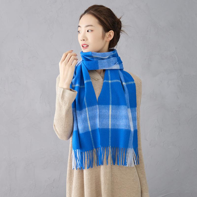 マフラー メンズ レディース カップル 親子 ペア 保温 防寒 暖かい 肌触り良い ソフト ラムウール ウー..