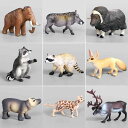 知育玩具 キッズ 野生動物 フィギュア クモ ウサギ ウシ シカ カバ アライグマ ブタ ネコ ネズミ ゾウ キツネ プラスチック製 4歳 5歳 6歳向け おもちゃ