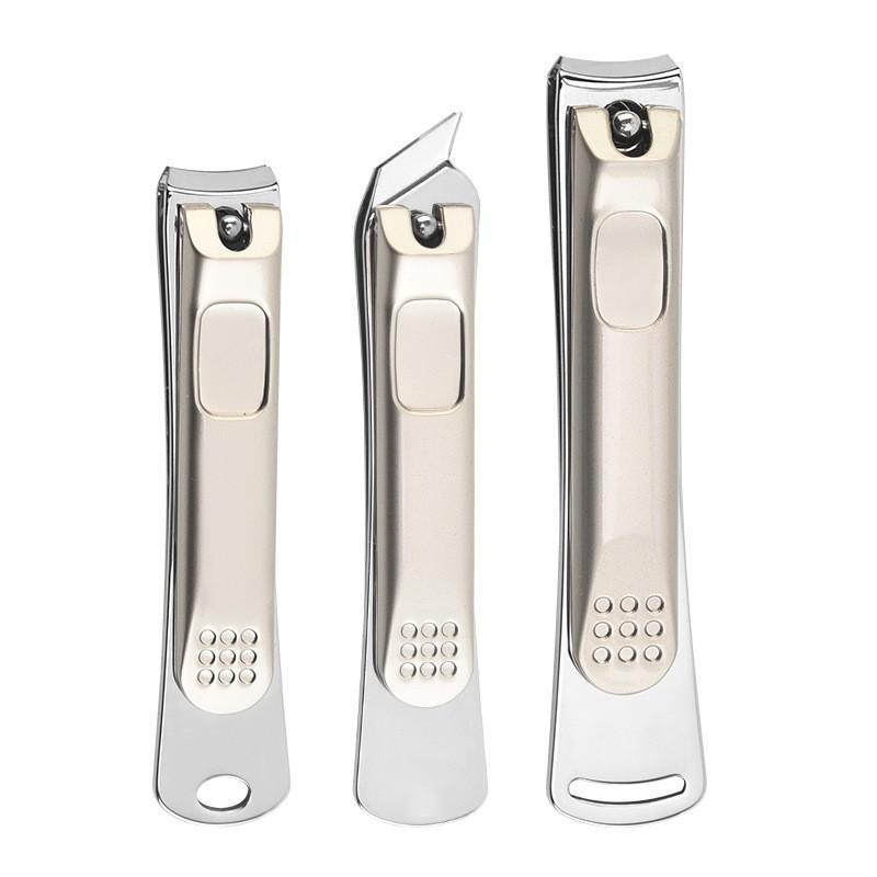 ネイルケアセット 飛び散り防止 ステンレス製 家庭用 携帯用 9点セット 爪切り 爪削り 爪磨き 切れ味抜群 高品質 男女兼用 専用収納ケース付き シャンパンゴ...