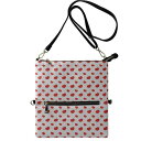 ショルダーバッグ レディース ハート柄 小花柄 斜め掛けバッグ ポシェット かわいい 甘めスタイル 多色展開 PUレザー スクエア型 縦型 ファスナー付き デイ...