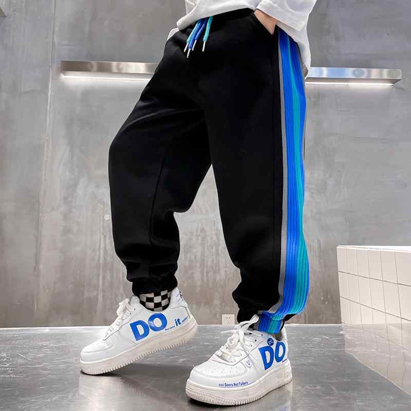 パンツ キッズ 男の子 ボーイズ 春秋 コットン 綿混 イージーウエスト ゴム 伸縮性 快適 やわらか肌触..