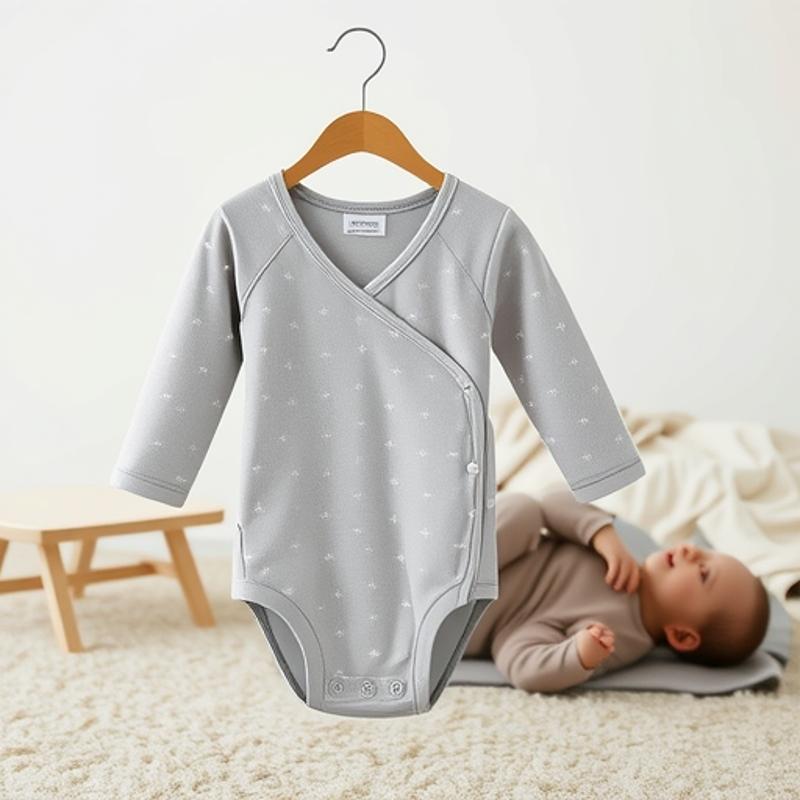 ベビー ロンパース 新生児 男の子 女の子 男女兼用 ユニセックス コットン 長袖 カジュアル パジャマ ..
