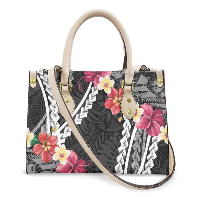 バッグ レディース PUレザー ポリネシアン プリント柄 ショルダーバッグ 斜めがけ トートバッグ ハンドバッグ ファスナー付き 内ポケット おしゃれ かわいい...