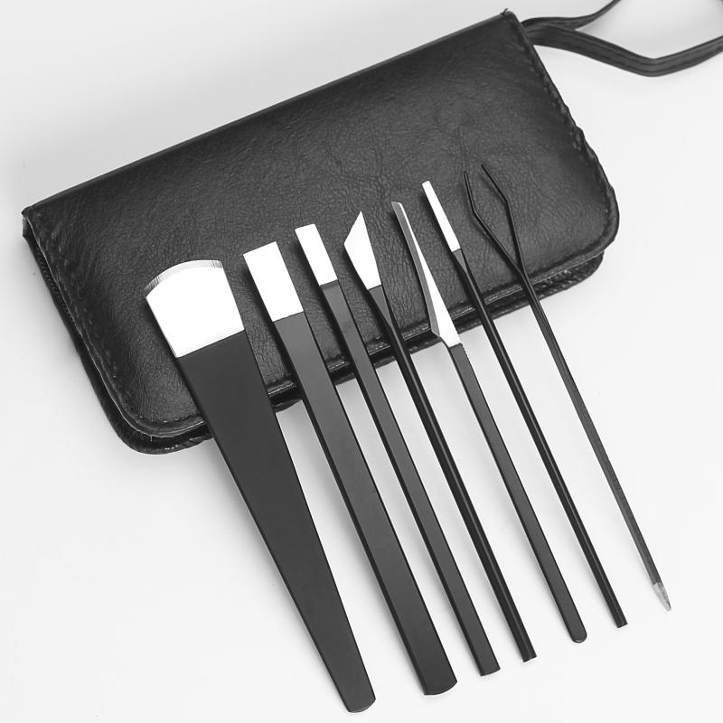 足用ケア用品 プロ仕様 高硬度ステンレス製 巻き爪 陥入爪 爪水虫 炎症 角質除去 魚の目 タコ 対策 7点セット 家庭用 男女兼用