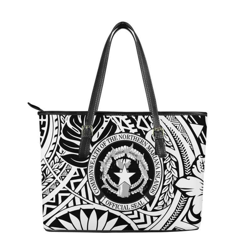 バッグ レディース トートバッグ PUレザー ポリエステル裏地 ポリネシアン柄 ウミガメプリント カラフ..