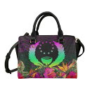 バッグ レディース PUレザー 欧米風 レトロ プリント柄 ハンドバッグ ショルダーバッグ 斜め掛け クラッチバッグ 万能 横型 スクエア ファスナー開閉 内ポ...