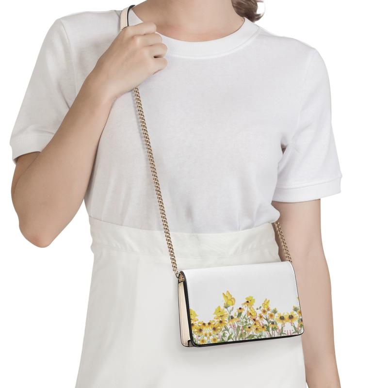 ショルダーバッグ レディース 小花柄プリント 斜め掛け PUレザー 高見え ミニ スクエア型 シンプル カジュアル ファスナー開閉 デイリーユース レトロ 普段...