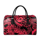 旅行バッグ 男女兼用 大容量 個性的 民族柄 プリント PUレザー ファスナー開閉 おしゃれ 欧米風 2泊3日 ジム 出張 修学旅行 普段使い 鞄(x2)