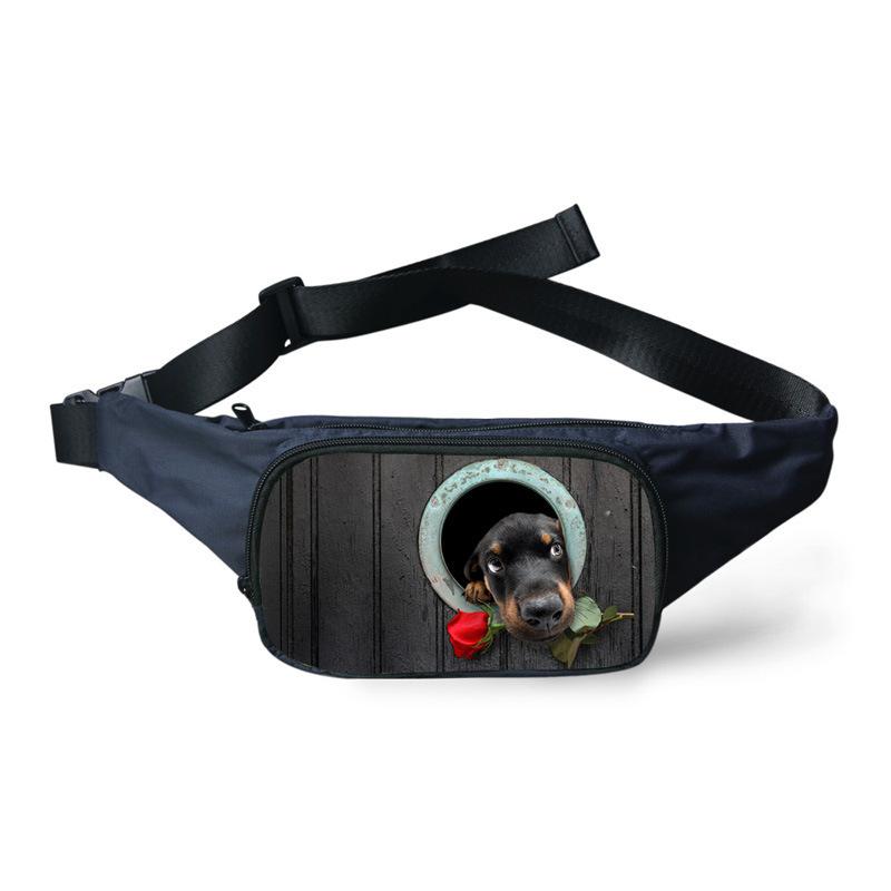 ウエストバッグ メンズ レディース ユニセックス 男女兼用 多機能 多用途 ボディバッグ ショルダーバッグ 斜め掛け サイクリング アウトドア スポーツ 人物プリント柄 ファスナー開閉 携帯収納 ソフト カジュアル