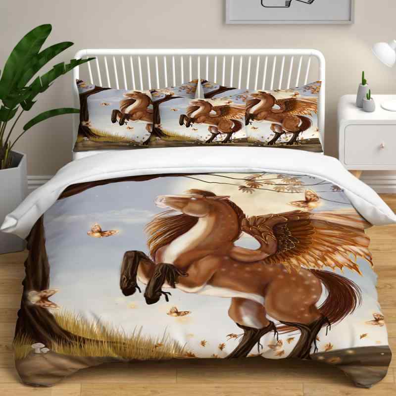 寝具セット 4点セット 3Dプリント 掛け布団カバー シーツ 枕カバー モダン シンプル ピーチスキン加工 ポリエステル素材 豊富なサイズ展開