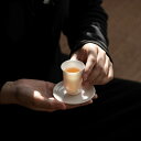 茶器 白磁 羊脂玉のような 乳白色 薄作り 陶磁器 40ml 功夫茶碗 湯呑み 聞香杯 主人杯 コースターセット 中華風 シンプル 上品 高級感 なめらか ギフ...