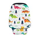 授乳ケープ レディース ベビー 多機能 軽量 コンパクト ポリエステル ベビーカーカバー チャイルドシートカバー 目隠し 日よけ 風よけ 防塵 恐竜柄 お出かけ...