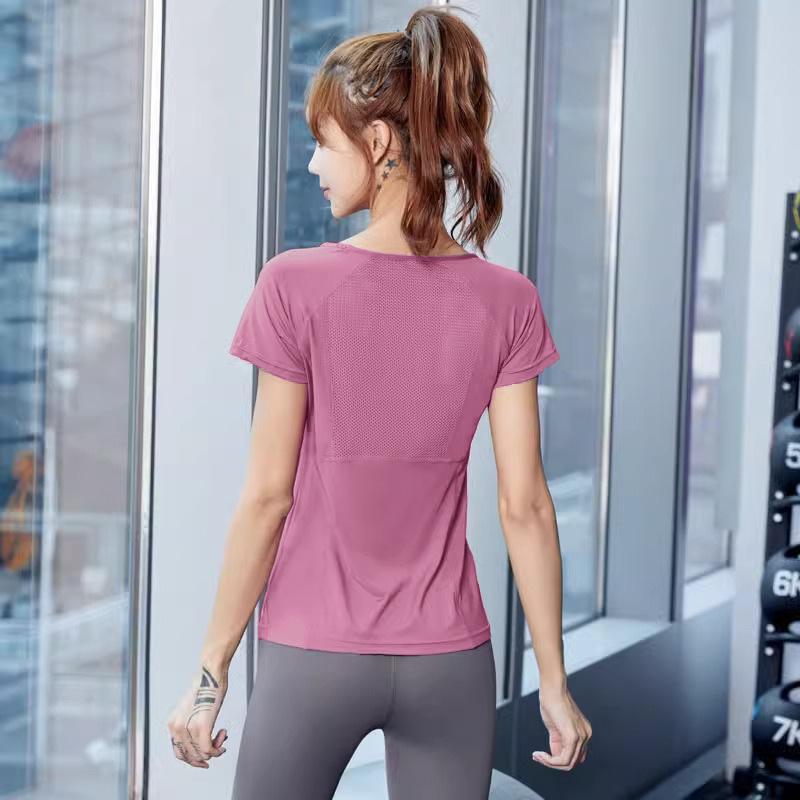 Tシャツ レディース 半袖 スポーツウェア ヨガウェア 吸汗速乾 接触冷感 トップス ...