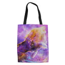 トートバッグ レディース キャンバス ショルダーバッグ プリント柄 2WAY 手提げ 肩掛け 通勤 通学 普段使い カジュアル 縦型 中サイズ 軽量 多収納 バ...