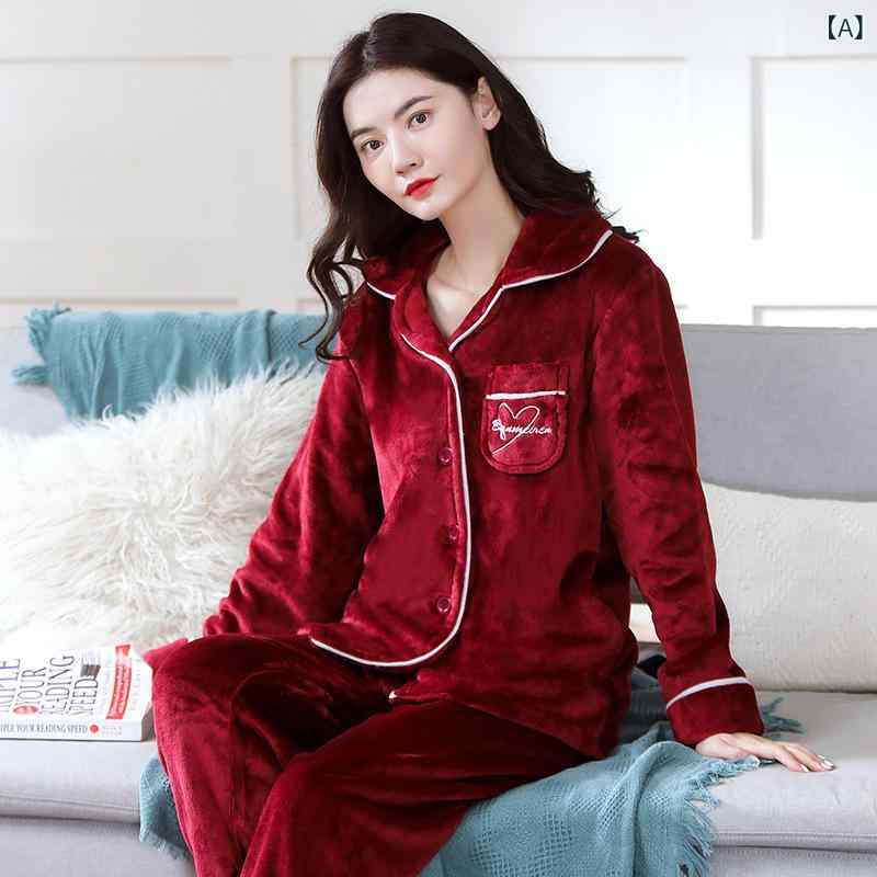 モズラボのルームウェア メンズ レディース フランネル 厚手 あったか 保温 カップル ペア 男女兼用 Vネック 前開き 長袖 パジャマ ガウン 部屋着 秋冬 シンプル カジュアル 快適 ナイトウェア｜アングル2