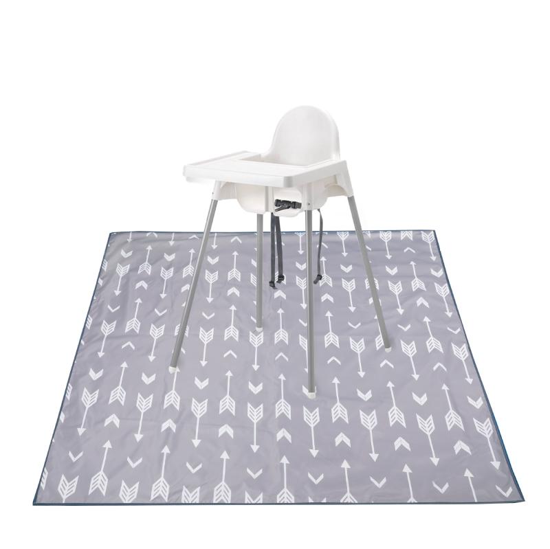 プレイマット キッズ 子供用 滑り止め 防水 汚れ防止 ハイチェアマット レジャーシート テーブルクロス..