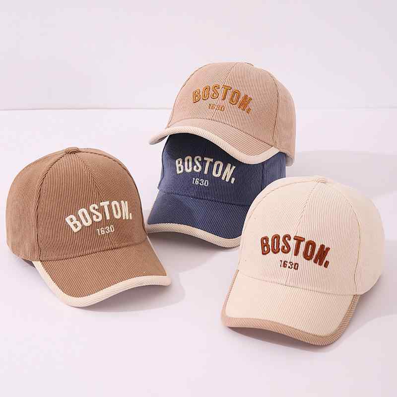 キャップ UVカット 日よけ 通気性 ベビー キッズ 子供 男の子 女の子 コーデュロイ 綿 春秋 おしゃれ かわいい つば付き帽子 1歳 2歳 3歳 4歳 普段使い お出かけ 野球帽