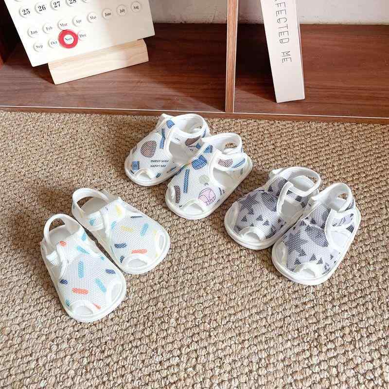 ベビーシューズ 男女兼用 赤ちゃん 春夏 滑り止め ファーストシューズ 安定歩行 通気性 メッシュ素材 ..