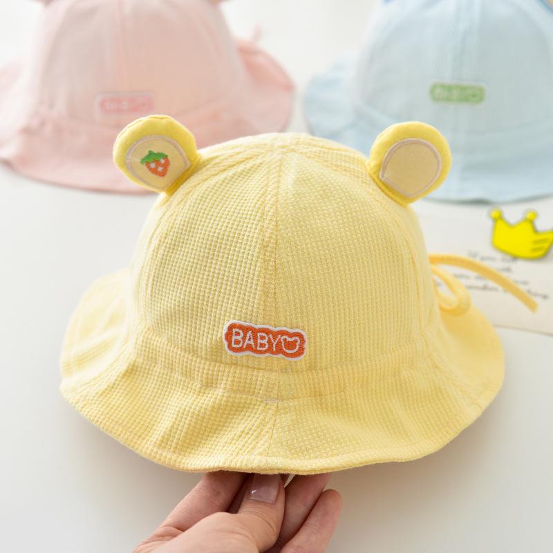 バケットハット ベビー 男の子 女の子 新生児 5ヶ月から2歳 春秋 綿素材 かわいい キャラクター 日よけ..